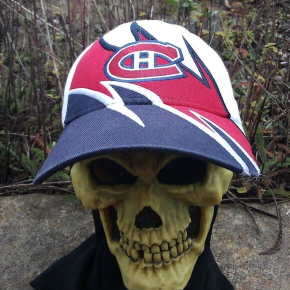 RARE Vintage Reebok Montreal Canadiens Strap Back Hat Cap - Picture 1 of 7
